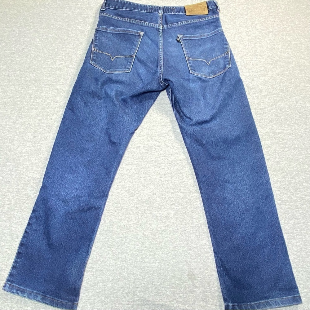 UFO Vintage Jeans Men's 30 Blue Straight Mid Rise 90's Skater Y2K Casual Denim - Picture 6 of 15